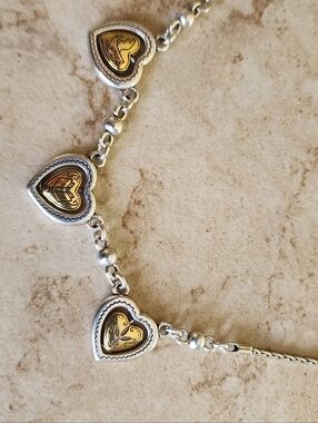 Brighton Two-Tone Heart Necklace - Mind Body Spirit